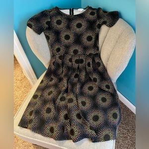 Small LulaRoe Amelia Dress with Pockets! - Firework/Sunburst pattern